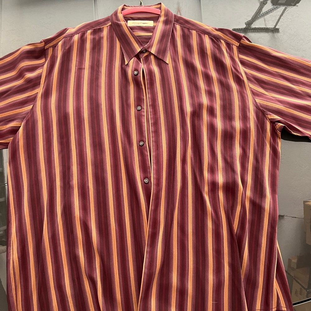 Men’s long sleeved silk Tommy Bahama